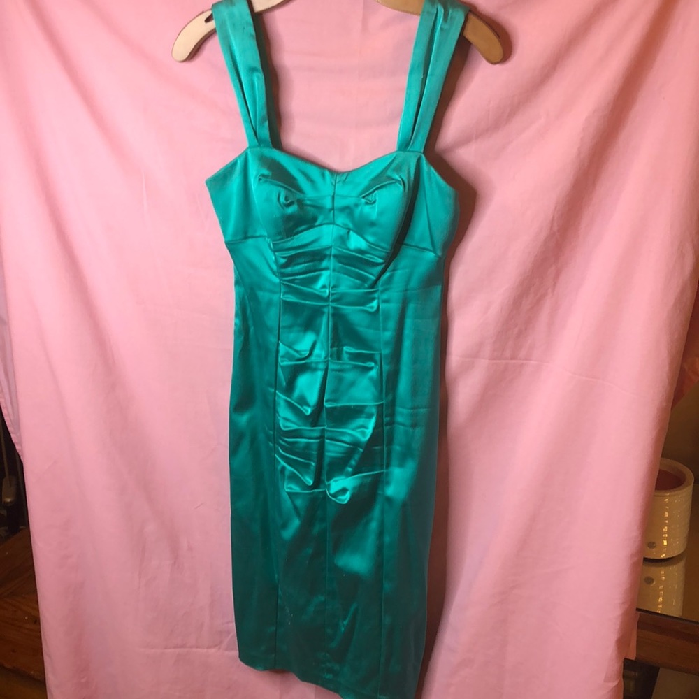 Cache aqua green dress